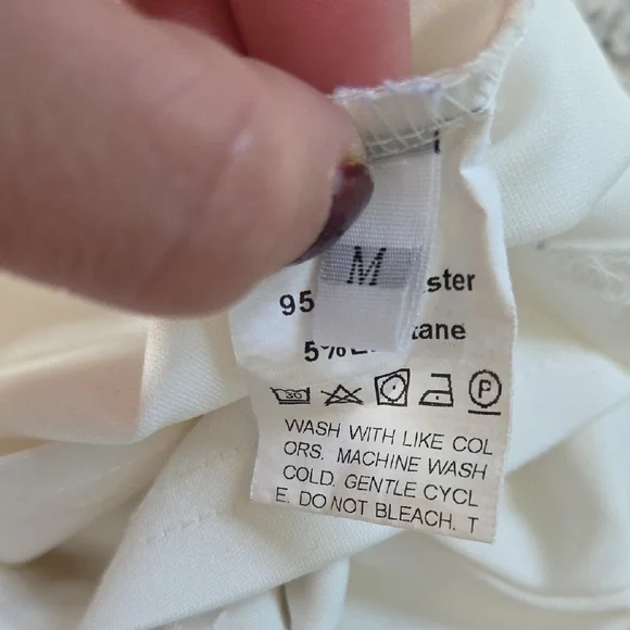 Shein White Tennis Skirt Size Medium - Picture 4 of 8